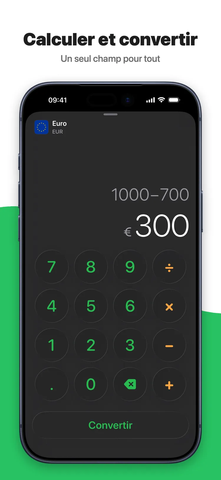 Calculatrice intégrée